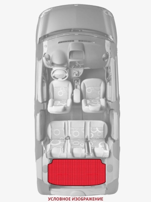 ЭВА коврики «Queen Lux» багажник для KIA Sorento (1G)